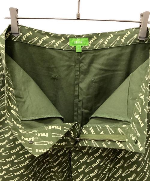HUF（ハフ）HUF (ハフ) BREAKER BOYD PANT グリーン サイズ:34の古着・服飾アイテム