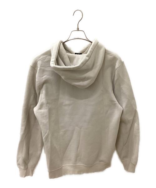 stussy（ステューシー）stussy (ステューシー) Bars Logo Applique Pullover Hoodie ベージュ サイズ:Lの古着・服飾アイテム