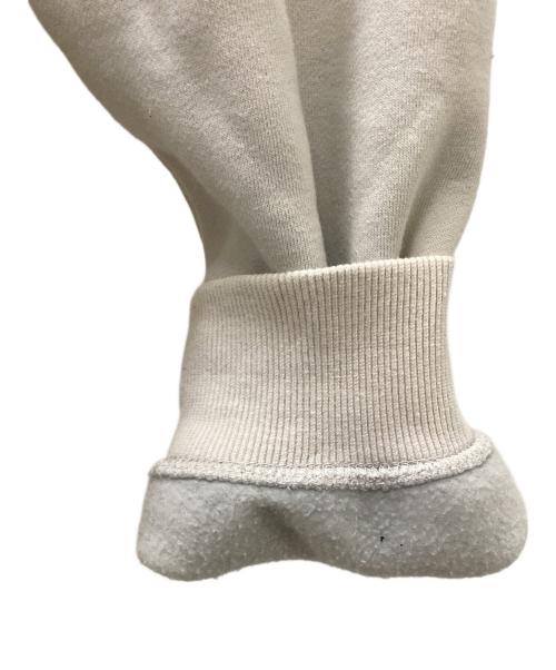 stussy（ステューシー）stussy (ステューシー) Bars Logo Applique Pullover Hoodie ベージュ サイズ:Lの古着・服飾アイテム