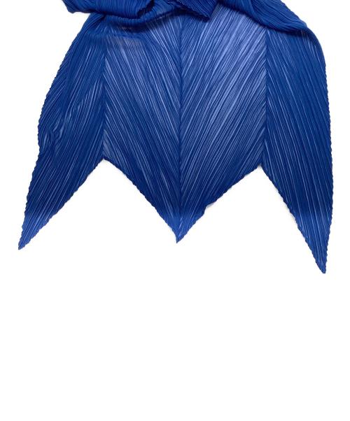 PLEATS PLEASE（プリーツプリーズ）PLEATS PLEASE (プリーツプリーズ) プリーツボレロストール ブルーの古着・服飾アイテム