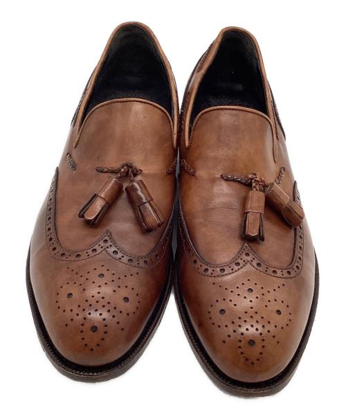 SHETLAND FOX（シェットランドフォックス）SHETLAND FOX (シェットランドフォックス) タッセルローファー ブラウン サイズ:27cmの古着・服飾アイテム