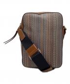 PAUL SMITHポールスミス）の古着「コーテッドキャンバスショルダーバッグ」｜マルチカラー