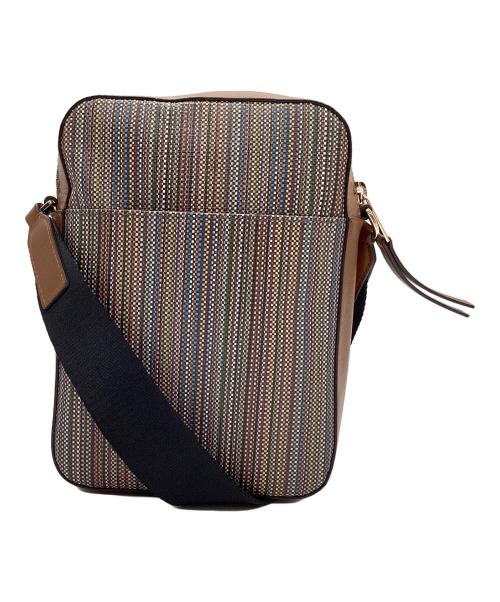 PAUL SMITH（ポールスミス）PAUL SMITH (ポールスミス) コーテッドキャンバスショルダーバッグ マルチカラーの古着・服飾アイテム