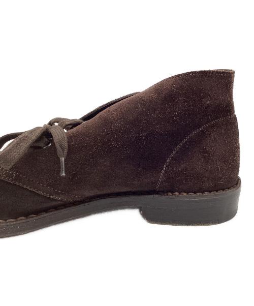 BOTTEGA VENETA（ボッテガベネタ）BOTTEGA VENETA (ボッテガベネタ) チャッカーブーツ ブラウン サイズ:41の古着・服飾アイテム