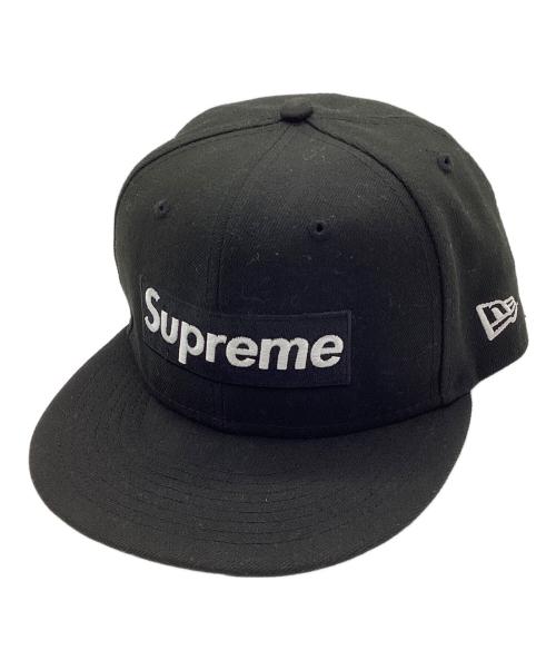 New Era（ニューエラ）New Era (ニューエラ) SUPREME (シュプリーム) No Comp Box Logo ブラック サイズ:7 1/2(59.6cm)の古着・服飾アイテム