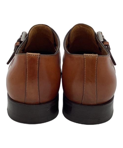 Santoni（サントーニ）Santoni (サントーニ) シングルモンクストラップシューズ ブラウン サイズ:55F(24.5-25)の古着・服飾アイテム