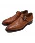 Santoni（サントーニ）の古着「シングルモンクストラップシューズ」｜ブラウン