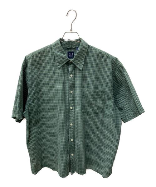 GAP（ギャップ）GAP (ギャップ) 半袖シャツ グリーン サイズ:Lの古着・服飾アイテム