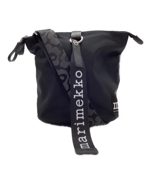 marimekko（マリメッコ）marimekko (マリメッコ) Carry All Solid ショルダーバッグ ブラックの古着・服飾アイテム