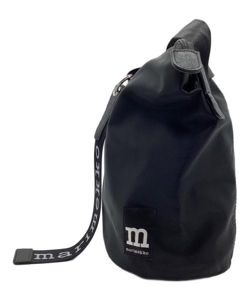 marimekko（マリメッコ）marimekko (マリメッコ) Carry All Solid ショルダーバッグ ブラックの古着・服飾アイテム