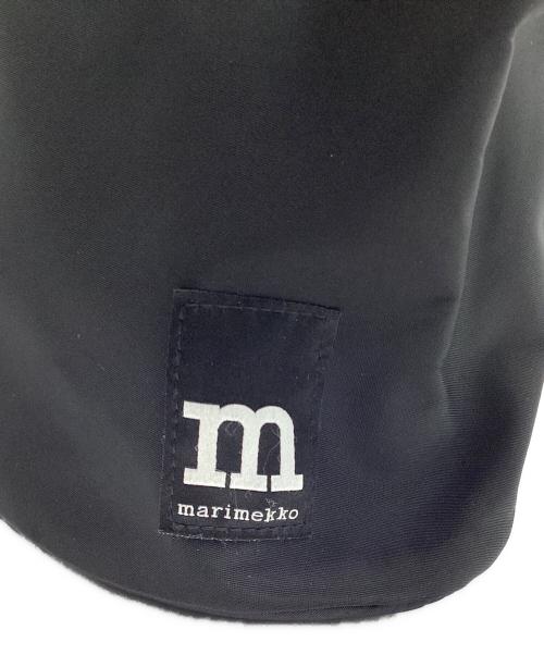 marimekko（マリメッコ）marimekko (マリメッコ) Carry All Solid ショルダーバッグ ブラックの古着・服飾アイテム