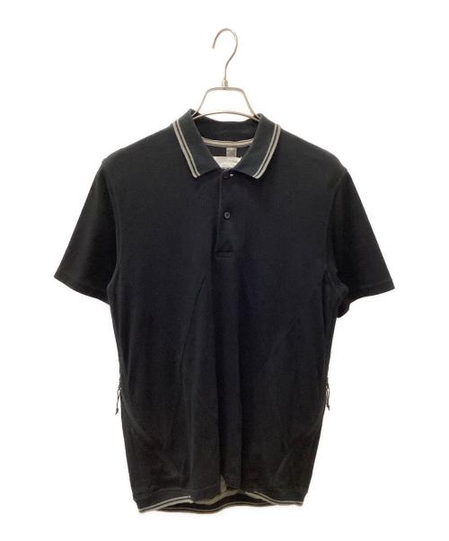 TAKAHIROMIYASHITA TheSoloIst.（タカヒロミヤシタ ザソロイスト）TAKAHIROMIYASHITA TheSoloIst. (タカヒロミヤシタ ザソロイスト) ポロシャツ ブラック サイズ:46の古着・服飾アイテム