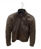 DAINESEダイネーゼ）の古着「BRYAN LEATHER JACKET」｜ブラウン