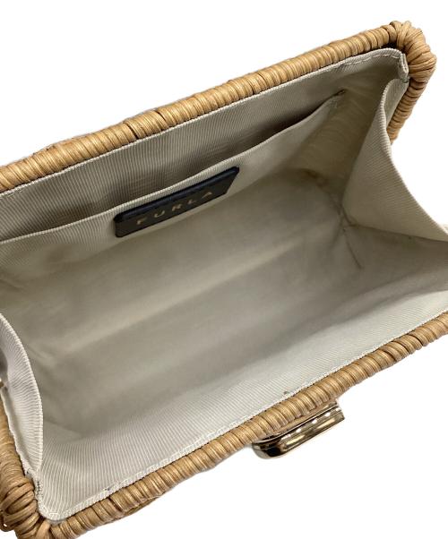 FURLA（フルラ）FURLA (フルラ) MINI TOP HANDOLE ベージュ×ナチュラルの古着・服飾アイテム