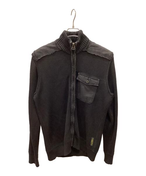 POLO JEANS CO.（ポロジーンズカンパニー）POLO JEANS CO. (ポロジーンズカンパニー) コマンダーニット ブラック サイズ:Lの古着・服飾アイテム