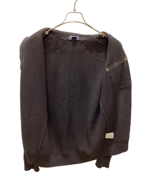 POLO JEANS CO.（ポロジーンズカンパニー）POLO JEANS CO. (ポロジーンズカンパニー) コマンダーニット ブラック サイズ:Lの古着・服飾アイテム