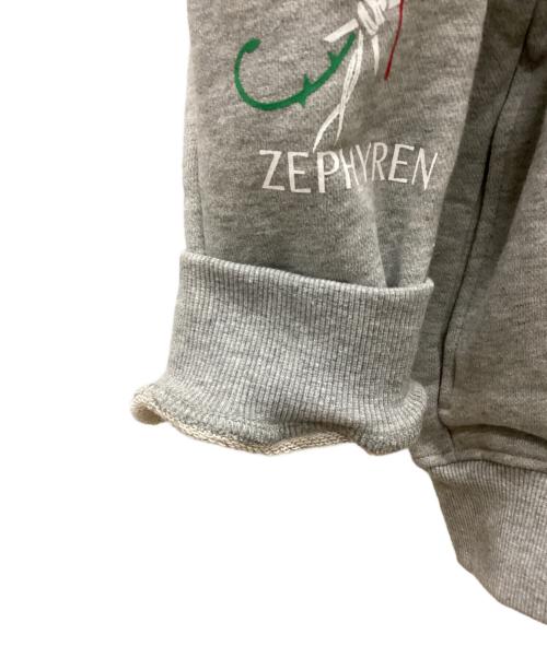 ZEPHYREN（ゼファレン）ZEPHYREN (ゼファレン) ジップパーカー ライトグレー サイズ:XLの古着・服飾アイテム