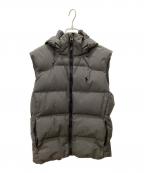 POLO RALPH LAURENポロ・ラルフローレン）の古着「フード付き中綿ベスト」｜グレー