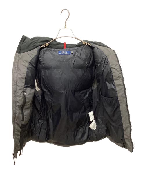 POLO RALPH LAUREN（ポロ・ラルフローレン）POLO RALPH LAUREN (ポロ・ラルフローレン) フード付き中綿ベスト グレー サイズ:170/92Aの古着・服飾アイテム