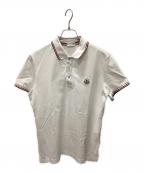 MONCLERモンクレール）の古着「ポロシャツ」｜ホワイト
