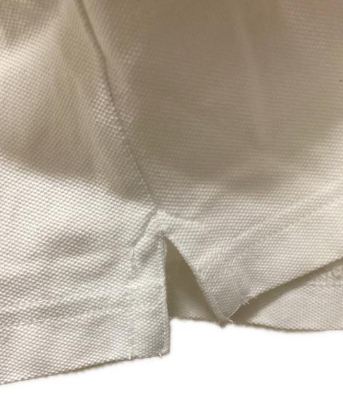 MONCLER（モンクレール）MONCLER (モンクレール) ポロシャツ ホワイト サイズ:Mの古着・服飾アイテム