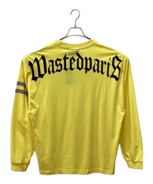 Wasted Paris（ウェイステッドパリス）WASTED PARIS (ウェイステッドパリス) 長袖カットソー イエロー サイズ:Lの古着・服飾アイテム