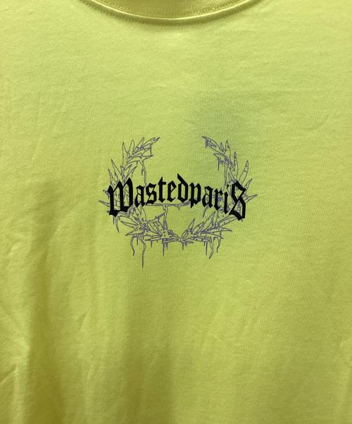 Wasted Paris（ウェイステッドパリス）WASTED PARIS (ウェイステッドパリス) 長袖カットソー イエロー サイズ:Lの古着・服飾アイテム