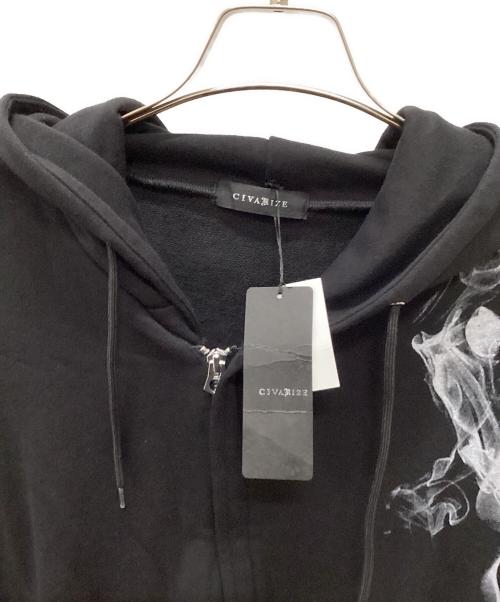 CIVARIZE（シヴァーライズ）CIVARIZE (シヴァーライズ) パーカー ブラック サイズ:Freeの古着・服飾アイテム