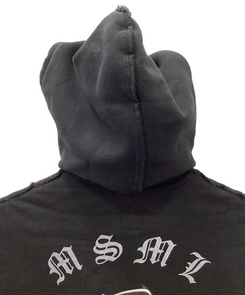 M.S.M.L（エムエスエムエル）M.S.M.L (エムエスエムエル) パーカー ブラック サイズ:Mの古着・服飾アイテム