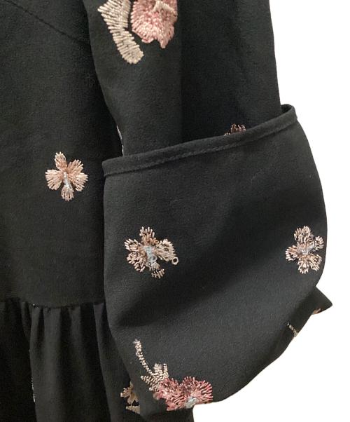 GRACE CONTINENTAL（（グレースコンチネンタル）GRACE CONTINENTAL (（グレースコンチネンタル) 長袖ワンピース ブラック サイズ:38の古着・服飾アイテム