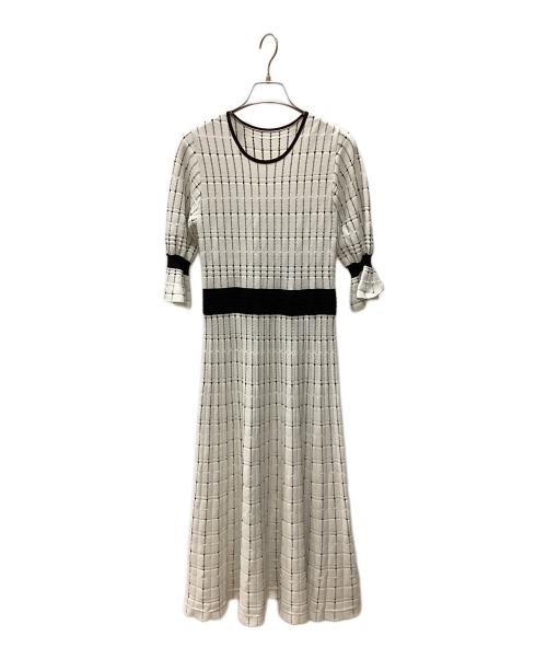 GRACE CONTINENTAL（（グレースコンチネンタル）GRACE CONTINENTAL (（グレースコンチネンタル) 半袖ワンピース ホワイト サイズ:36の古着・服飾アイテム