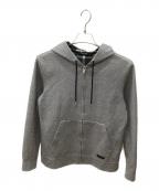 BLACK LABEL CRESTBRIDGEブラックレーベル クレストブリッジ）の古着「ジップパーカー」｜グレー