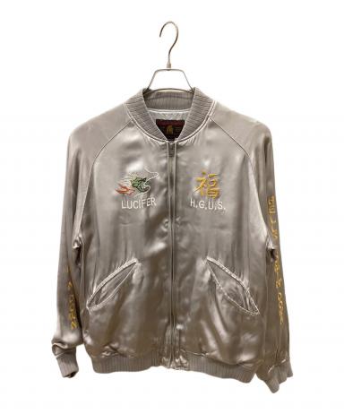 【激レア】HYSTERIC GLAMOUR シルバー スカジャン M 中古・古着通販】Hysteric Glamour (ヒステリックグラマー
