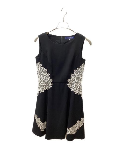 M'S GRACY（エムズグレイシー）M'S GRACY (エムズグレイシー) オーガンジーレースワンピース ブラック サイズ:40の古着・服飾アイテム