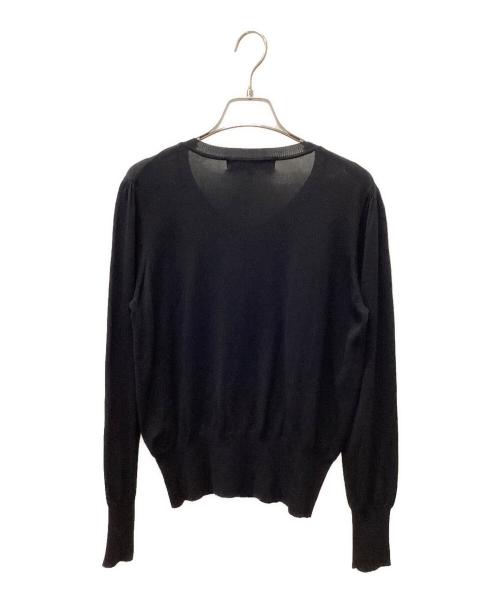 M'S GRACY（エムズグレイシー）M'S GRACY (エムズグレイシー) 薄手カーディガン ブラック サイズ:40の古着・服飾アイテム