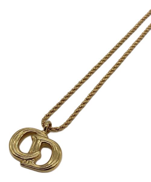 Christian Dior（クリスチャン ディオール）Christian Dior (クリスチャン ディオール) CDロゴネックレス ゴールドの古着・服飾アイテム