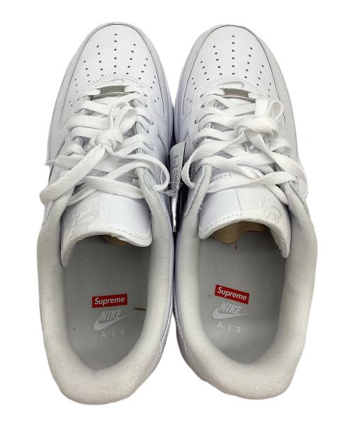 NIKE（ナイキ）NIKE (ナイキ) SUPREME (シュプリーム) Air Force 1 Low ホワイト サイズ:28.5cm 未使用品の古着・服飾アイテム