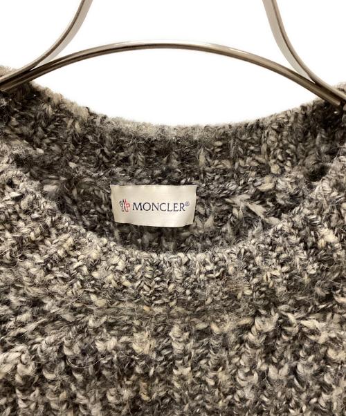 MONCLER（モンクレール）MONCLER (モンクレール) MAGLIONE TRICOT グレー サイズ:Mの古着・服飾アイテム