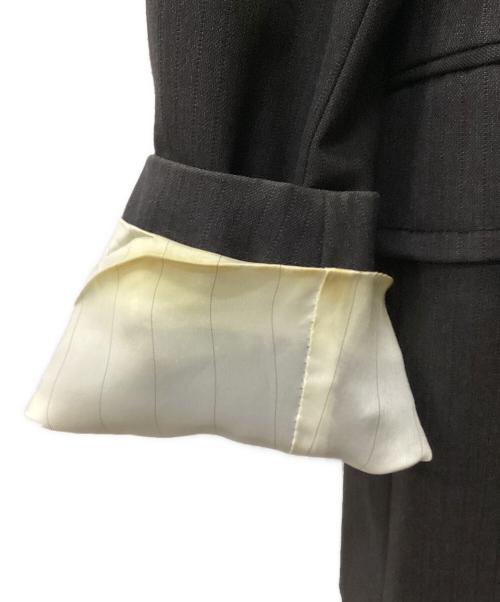 PRADA（プラダ）PRADA (プラダ) 2Bスーツジャケット グレー×ボルドー サイズ:52Rの古着・服飾アイテム