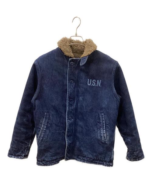 DENIME（ドゥニーム）DENIME (ドゥニーム) HOUSTON (ヒューストン) N-1デッキジャケット インディゴ サイズ:38の古着・服飾アイテム