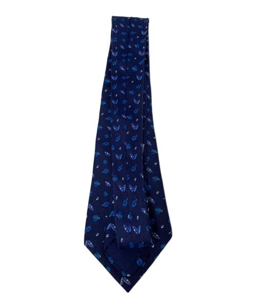 HERMES（エルメス）HERMES (エルメス) シルクネクタイ ネイビー サイズ:Freeの古着・服飾アイテム