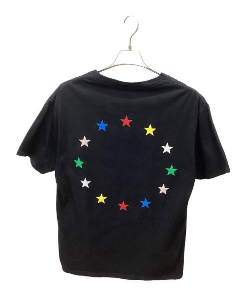 WIND AND SEA（ウィンダンシー）WIND AND SEA (ウィンダンシー) HUF (ハフ) WDS SOLID AND TIE DYE TEE ブラック×ホワイト サイズ:Ｍの古着・服飾アイテム