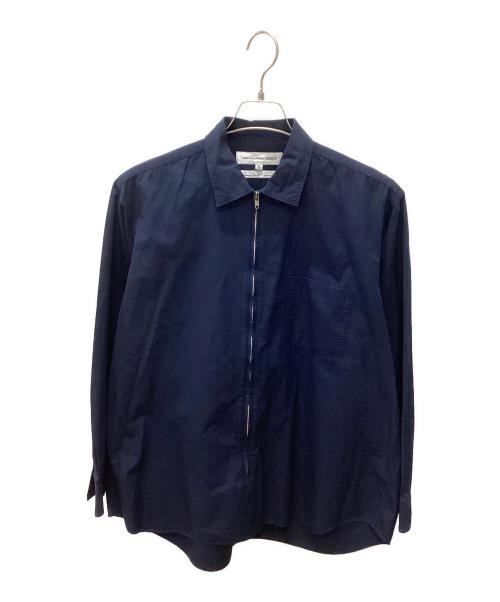 COMME des GARCONS SHIRT（コムデギャルソンシャツ）COMME des GARCONS SHIRT (コムデギャルソンシャツ) プルオーバーL/Sシャツ ネイビー サイズ:Ｍの古着・服飾アイテム