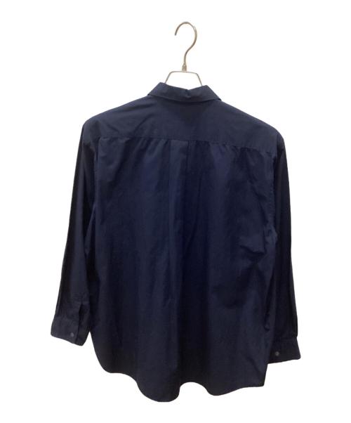 COMME des GARCONS SHIRT（コムデギャルソンシャツ）COMME des GARCONS SHIRT (コムデギャルソンシャツ) プルオーバーL/Sシャツ ネイビー サイズ:Ｍの古着・服飾アイテム