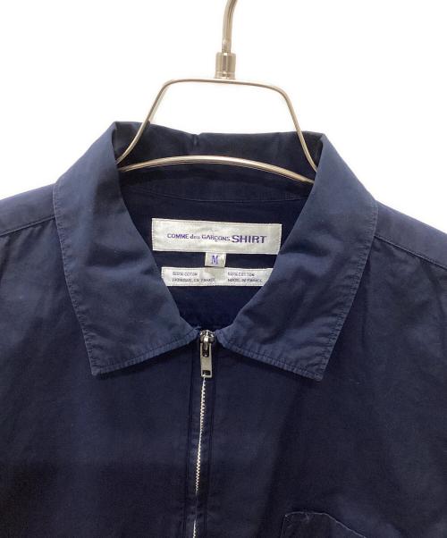 COMME des GARCONS SHIRT（コムデギャルソンシャツ）COMME des GARCONS SHIRT (コムデギャルソンシャツ) プルオーバーL/Sシャツ ネイビー サイズ:Ｍの古着・服飾アイテム