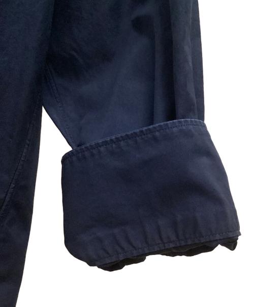 COMME des GARCONS SHIRT（コムデギャルソンシャツ）COMME des GARCONS SHIRT (コムデギャルソンシャツ) プルオーバーL/Sシャツ ネイビー サイズ:Ｍの古着・服飾アイテム