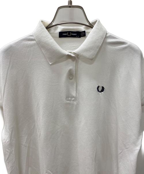 FRED PERRY（フレッドペリー）FRED PERRY (フレッドペリー) ポロシャツ ホワイト サイズ:Sの古着・服飾アイテム