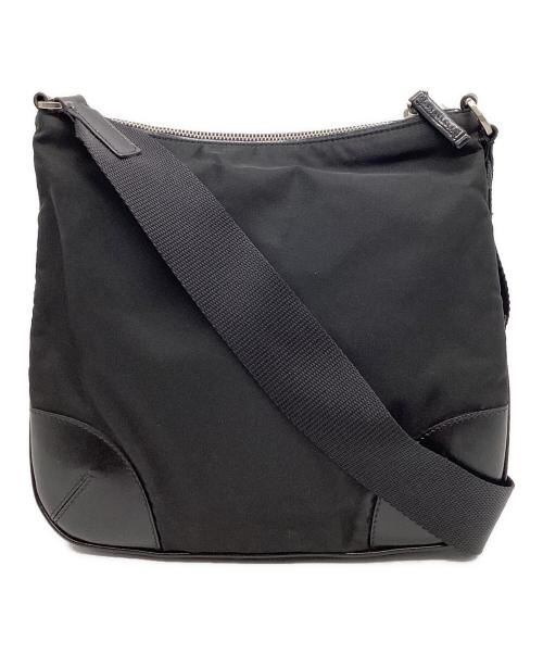 PRADA（プラダ）PRADA (プラダ) ナイロンショルダーバッグ ブラックの古着・服飾アイテム