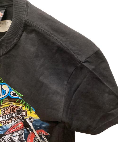 HARLEY-DAVIDSON（ハーレーダビッドソン）HARLEY-DAVIDSON (ハーレーダビッドソン) 90's  両面プリント HAWAII TEE ブラック サイズ:Ｍの古着・服飾アイテム