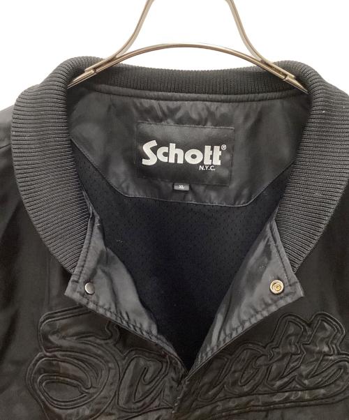 Schott（ショット）Schott (ショット) AWARD JACKET ブラック サイズ:XLの古着・服飾アイテム